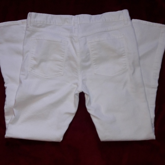 J Crew Midrise Toothpick white jeans size 30 - Picture 4 of 4